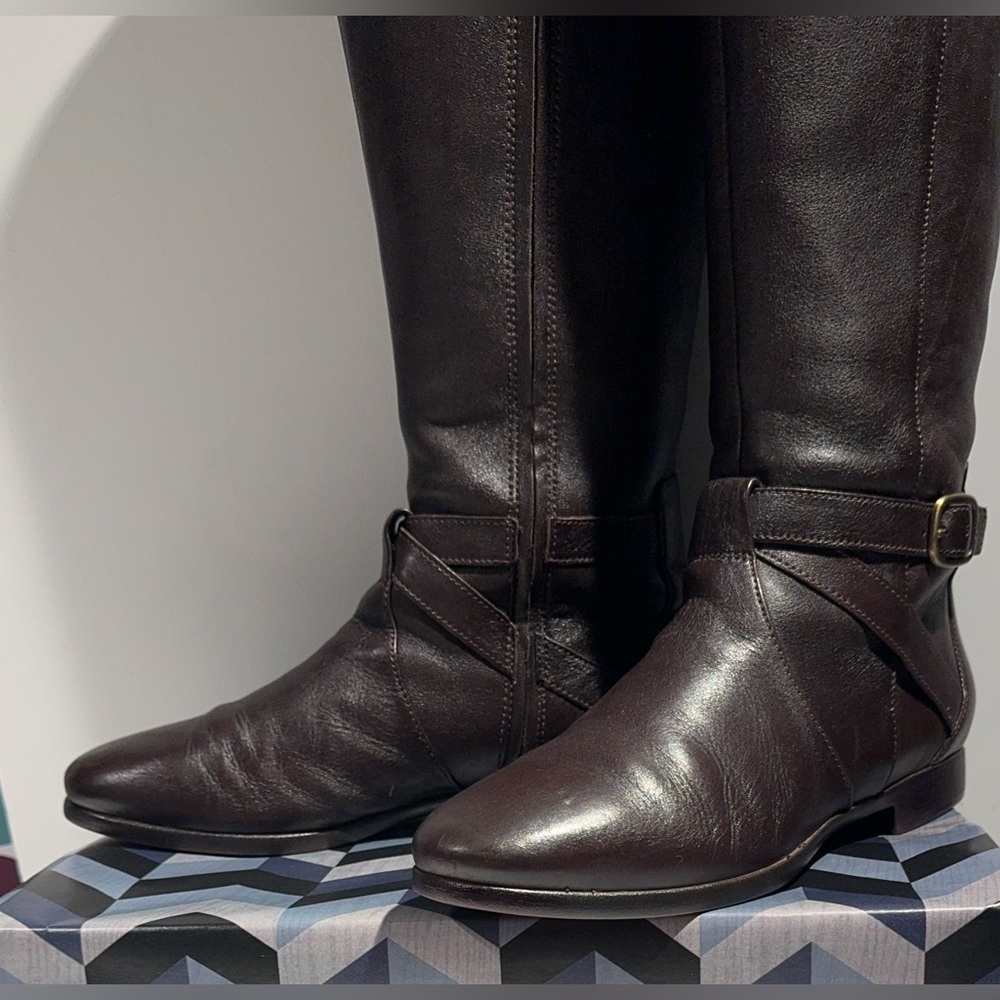 Ugg Beryl Leather Riding Boots - Picture 2 of 14